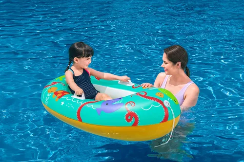 Vista 13 de Bestway® 47" x 31"/1.19m x 79cm Tropical Crew Baby Boat