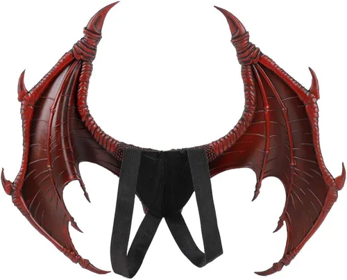 Vista 3 de Himine Alas de dragón para cosplay