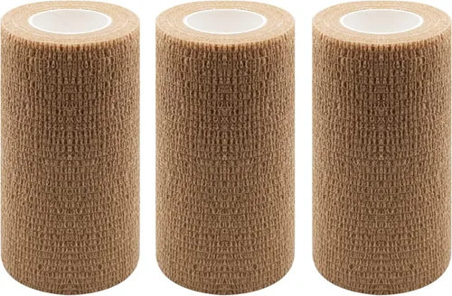 Vista 9 de HerMia 12 rollos de vendaje autoadhesivo de 1 pulgada, vendajes autoadhesivos para esguinces de hinchazón de muñeca y tobillo