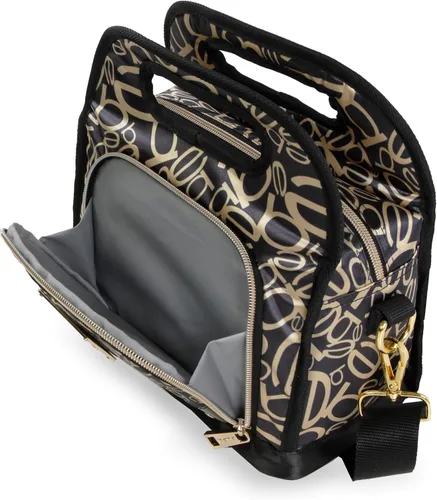 Vista 7 de BEBE Coco - Lonchera aislada reutilizable con bolsa de mano, Negro/Oro, Coco - Lonchera térmica reutilizable