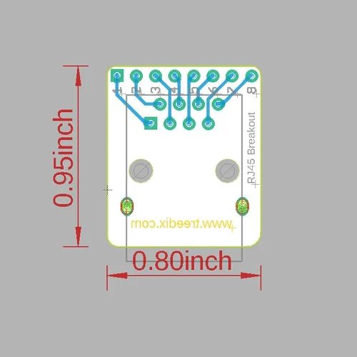 Vista 7 de Treedix Juego de 4 conectores RJ45 de 8 pines (8P8C) y placa de conexión compatible con Ethernet DMX-512 RS-485 RS-422 RS-232 (sin ensamblar)
