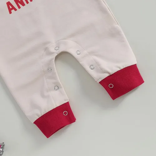 Vista 42 de FYBITBO Ropa de bebé niño niña Santa manga larga mono mameluco recién nacido primera Navidad traje de una pieza