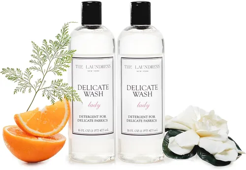 Vista 13 de The Laundress Champú de lana y cachemira, 31 lavados, detergente líquido concentrado para lavandería, aroma a cedro, delicado lavado en frío a mano