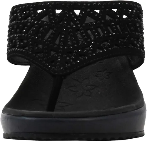 Vista 2 de Skechers - Sandalias de cuña para mujer