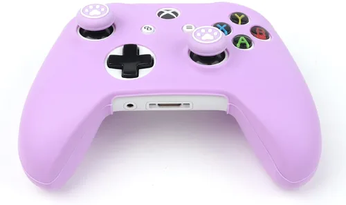 Vista 5 de RALAN Funda protectora de silicona antideslizante para control Xbox One SX con agarre de 6 pulgares.