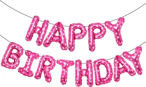 Vista 11 de Accevo Cartel de globos negros con letras Happy Birthday, 16 pulgadas, papel de aluminio, letras 3D, feliz cumpleaños para niños, adultos, unisex