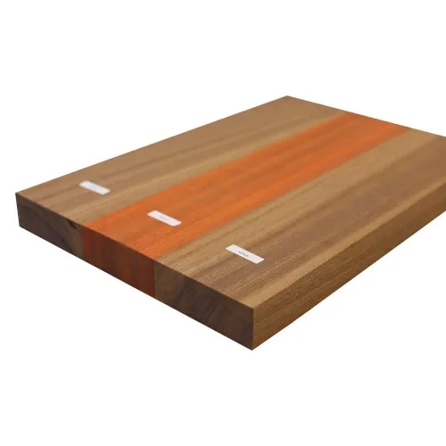 Vista 10 de Exotic Wood Zone 's African Padauk - Cuerpo de guitarra eléctrica/bajo musical en blanco Luthier Tonewood Body Blanks 21 x 14 x 1-3/4 pulgadas