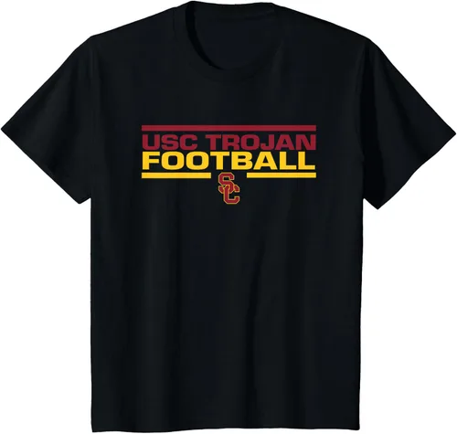 Vista 12 de Camiseta con licencia oficial de USC Trojans Football Tackle, Negro