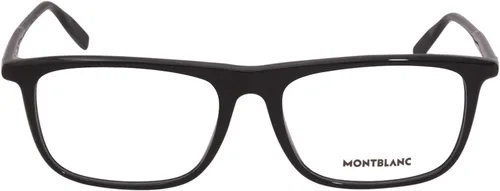 Vista 2 de Lentes Montblanc MB 0012 O- 005 Negro Negro Transparente Negro 5618145