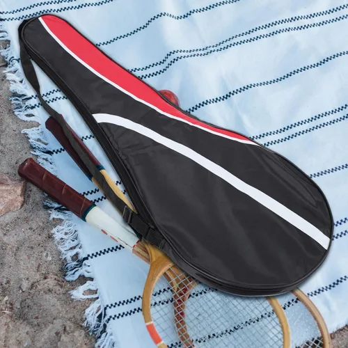 Vista 7 de Toddmomy Mochila para niños, 1 bolsa de tenis para raqueta, bolsas de tenis ligeras, bolsa de tenis de raqueta de bádminton con correa ajustable