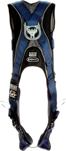 Vista 2 de 3M DBI-SALA ExoFit Plus Comfort Arnés de posicionamiento estilo chaleco 1140040, XL, azul, 1 EA