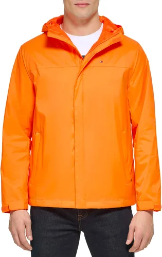 Vista 32 de Tommy Hilfiger Chaqueta impermeable con capucha, transpirable, ligera, para hombre