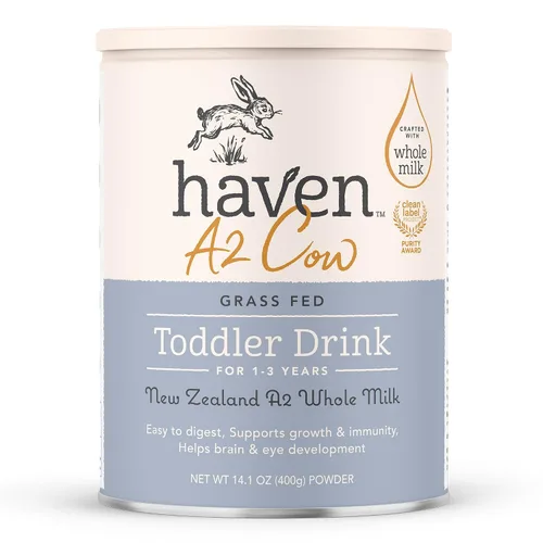 Vista 9 de Haven Fórmula de Cabra para Niños Pequeños, Leche de Cabra Entera en Polvo de Cabras Alimentadas con Pasto para Niños Pequeños con Probióticos