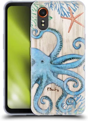 Vista 9 de Head Case Designs Officially Licensed Paul Brent Agate Mermaid Coastal Soft Gel Case Compatible with Samsung Galaxy Xcover7 5G