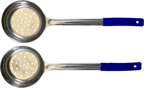 Vista 10 de Cuchara de acero inoxidable sólido de 1 onza para medir y servir; cucharas de grado comercial (paquete de 2) Commercial-Grade Spoodle for