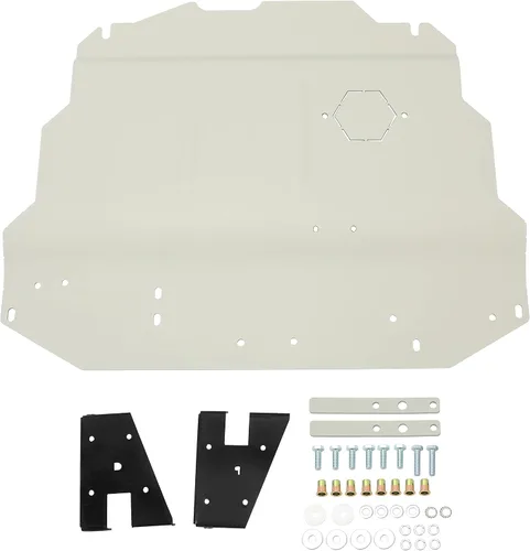 Vista 6 de ECOTRIC Placa deslizante de aluminio compatible con Volkswagen VW Jetta Golf Beetle MK4 1998-2010
