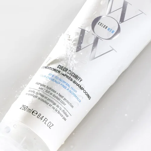 Vista 5 de Acondicionador COLOR WOW Color Security para cabello fino a normal – Hidratación sin peso para cabello fino, delgado y frágil Desenreda, nutre +