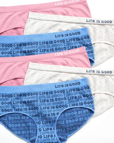 Vista 2 de Life is Good Ropa interior para mujer - Calzoncillos hipster sin costuras (paquete de 6)