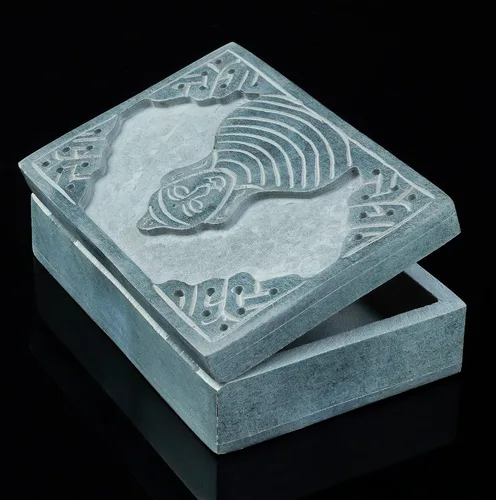 Vista 4 de Crocon Joyero hecho a mano, organizador decorativo de estilo real para joyas y maquillaje, elegante caja de baratijas, decoración de mesa, regalo