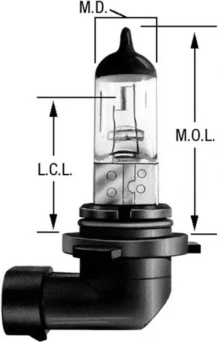 Vista 5 de Federal Mogul/Champ/Wagner BP9006 foco de repuesto de haz bajo, halógeno, 1