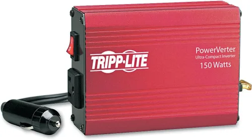 Vista 6 de Tripp Lite (PV100USB) Inversor de potencia de auto de 100 vatios, con 1 salida y 2 puertos de carga USB, inversor automático, ultracompacto. 100 W +