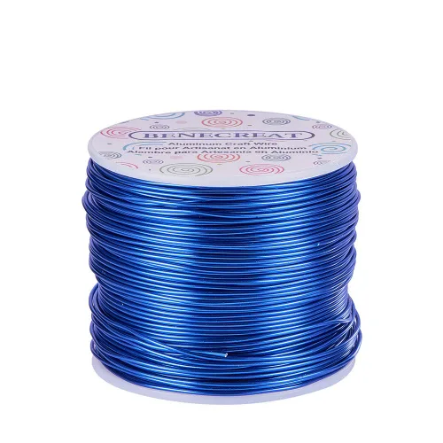 Vista 32 de BENECREAT -Alambre de aluminio para joyería de calibre 9, 55 pies, alambre metálico flexible para esculpir, ideal para manualidades de Halloween