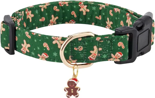 Vista 15 de Collar de algodón para perro, suave y lindo con diseño estampado de limón para hembras, hembras, machos, collar de mascota con hebilla ajustable