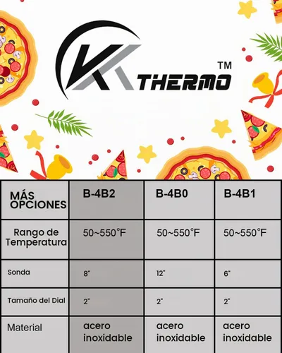 Vista 6 de KT THERMO Termómetro de caramelo/freír profundo con lectura instantánea, termómetro de aceite, termómetro de carne con pincho de acero inoxidable
