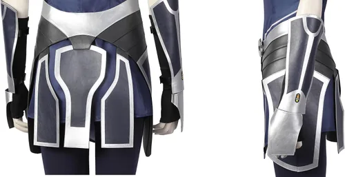 Vista 6 de Disfraz de Tano para adulto, tocado de batalla clon, juego completo, uniforme de Halloween