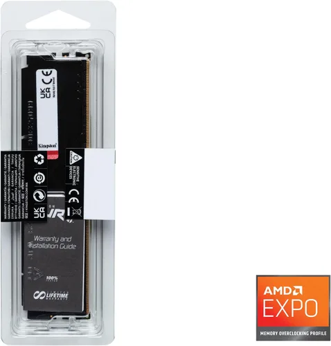 Vista 6 de Kingston FURY Beast Memoria de escritorio DDR5 CL36 de 32 GB 5600MT/s AMD EXPO Módulo único KF556C36BBE2-32