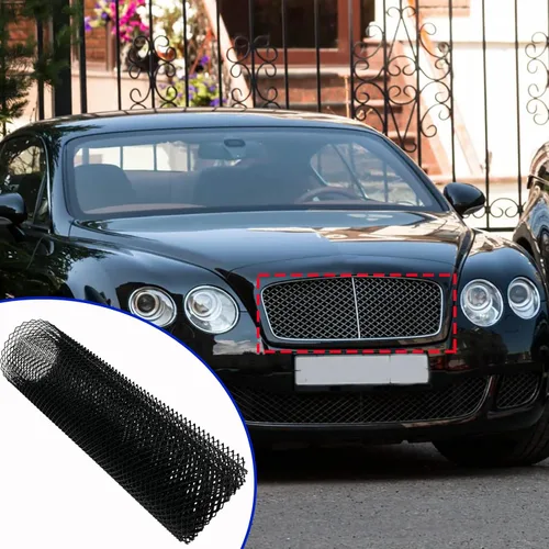 Vista 6 de Malla de Rejilla de Auto, Rejilla de Aleación de Aluminio de Alta Resistencia para Parachoques con Agujeros Rómbicos, 40"×13" Malla de Pantalla