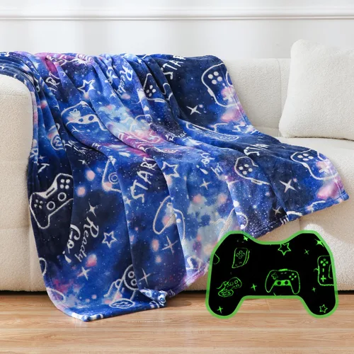 Vista 10 de SOCHOW Manta de Vellón con Diseño de Carro Camión Lindo para Niños y Niñas, Manta de Franela Suave Ligera Acogedora y Cálida para Cama de Niños