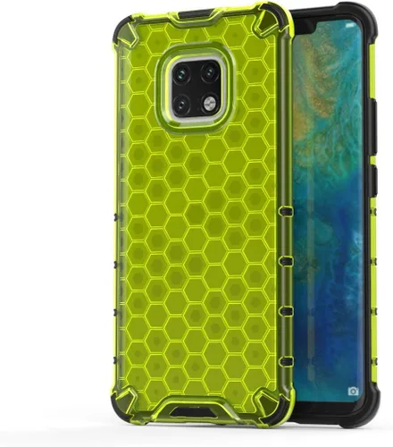 Vista 235 de Pzwoxukhov Funda compatible con Huawei Nova 3i, compatible con Huawei P Smart+ 2018 Honeycomb Anti-Drop Shock-Absorbing Case Negro