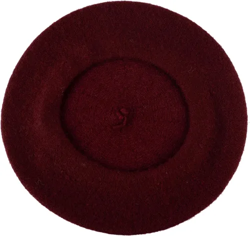 Vista 8 de Hat To Socks Boina francesa de mezcla de lana para hombre y mujer en colores lisos