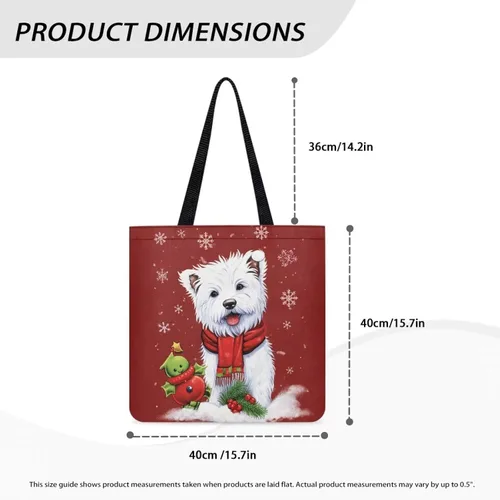 Vista 5 de Bolsa de tela para mujeres y niñas, bolsas de comestibles reutilizables