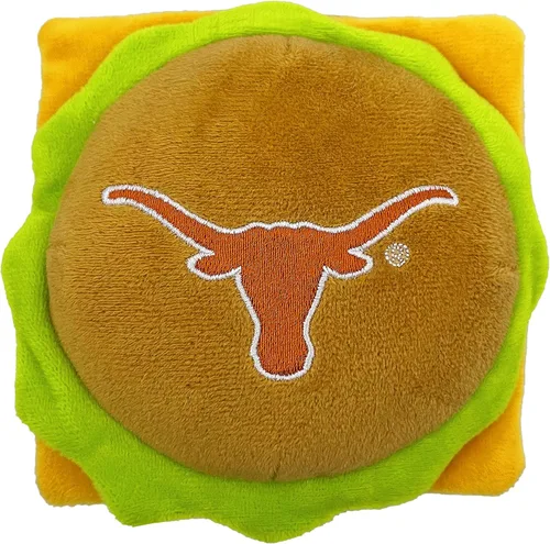 Vista 37 de NCAA Alabama Crimson Tide HOT Dog - Juguete de peluche para perros y gatos, juguete de peluche para perros y gatos con chirriador interior y hermoso