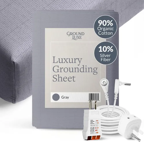 Vista 11 de Sábana ajustable GroundLuxe de fibra de plata 10% orgánica