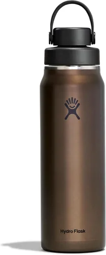 Vista 11 de Hydro Flask Tapa de pico flexible ancha y ligera - Botella de agua aislada de acero inoxidable de 24 onzas, azul zafiro Sapphire Blue