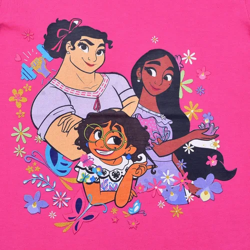 Vista 3 de Disney Encanto - Camiseta para niñas pequeñas niños pequeños y niños grandes color rosadorado