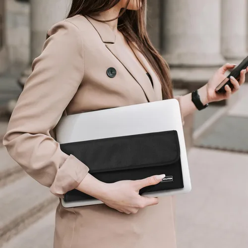 Vista 7 de Funda de viaje para accesorios de Apple, compatible con teclado mágico, trackpad, mouse - Funda (negro)