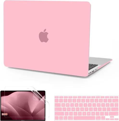 Vista 10 de B BELK Funda compatible con MacBook Air de 13 pulgadas modelo A1466 A1369 versión 2010-2017, carcasa rígida de plástico mate para laptop + cubierta