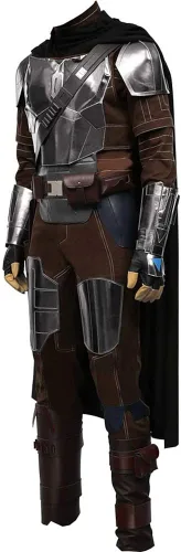 Vista 2 de Din Djarin Costume Adult Battle Suit for Hunter Cosplay Halloween Outfit