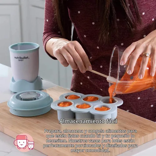 Vista 4 de Nutribullet Baby - El sistema completo de preparación de alimentos para bebés