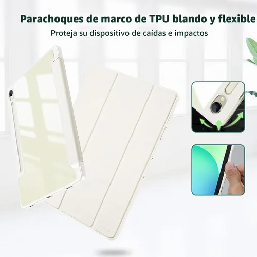 Vista 8 de ProCase Funda protectora para Galaxy Tab S10 FE 2025 / S9 FE 10.9 pulgadas / Tab S9 11 pulgadas 2023, cubierta inteligente de soporte delgado