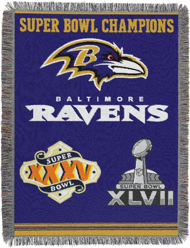 Vista 31 de Northwest NFL Woven Tapestry Wall Hanging, 48 x 60 Inches, Officially Licensed, Decorative Fringes