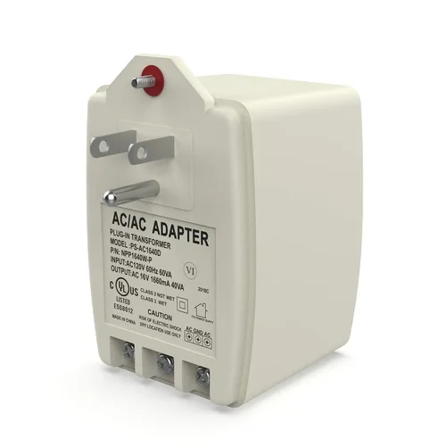 Vista 2 de Neptune - Transformador compatible con Honeywell, Ademco, ELK, MG Electronics, GE Security, Bosch, Basler y Pittway (16.5 VCA 40 VA (blanco)