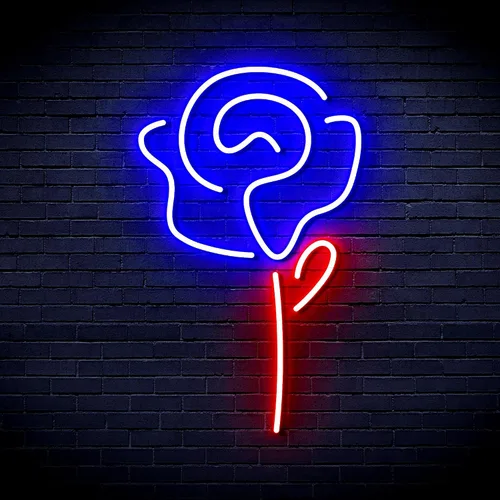 Vista 27 de ADVPRO Rose Flex Silicone LED Neon Sign - Blue - st16s32-fnu0034-b