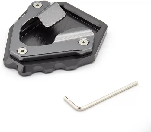 Vista 22 de Krace Soporte lateral para motocicleta, placa de ampliación de pie lateral, almohadilla de extensión para Yamaha YZF R1 2009-2016
