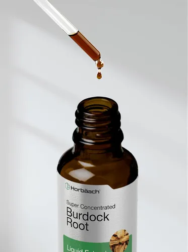 Vista 8 de Horbäach Tintura de raíz de bardana 2 onzas líquidas Extracto de hierba súper concentrado Vegetariano, sin OMG, sin glutren, sin alcohol