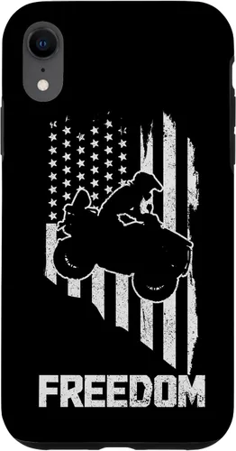 Vista 8 de Funda vintage para iPhone 14 ATV Freedom Patriotic Quad Bike 4 Wheeler con bandera de EE. UU